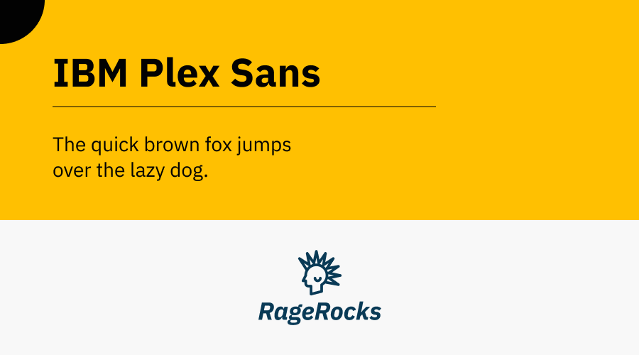 IBM Plex Sans - Logo