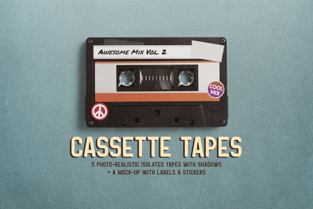 Cassette Tapes Mockup