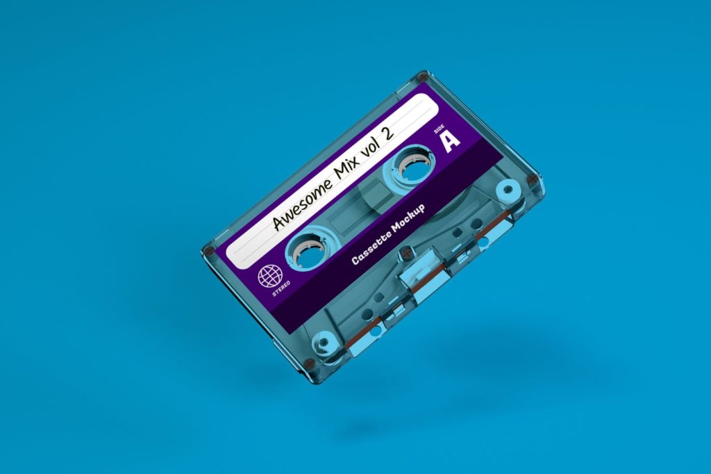 Clear Cassette Mockup