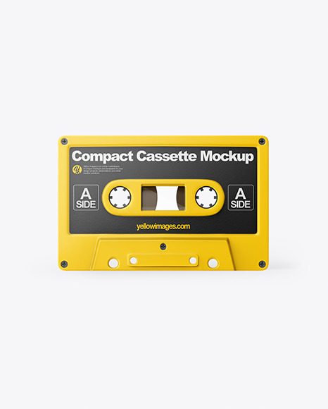 Compact Clean Cassette Mockup