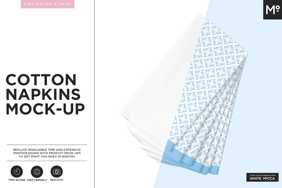 Cotton Napkin Mock-up