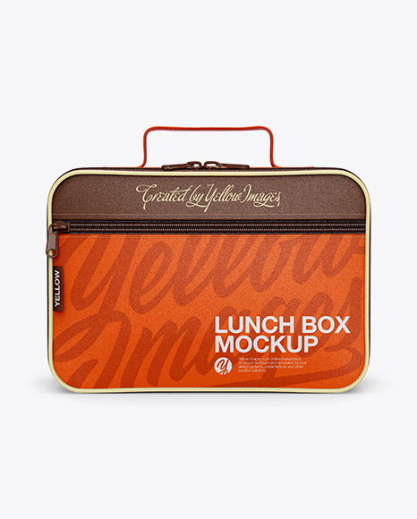 Lunch Box Mockup - Front View
