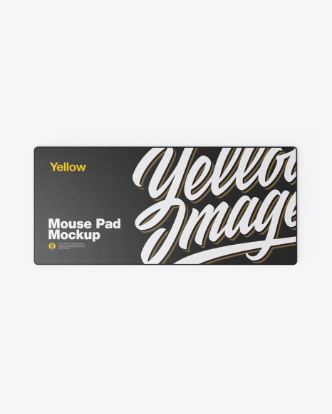 Mouse Pad PSD Mockup