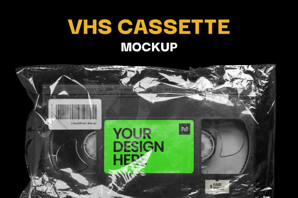 Video Cassette Mockup