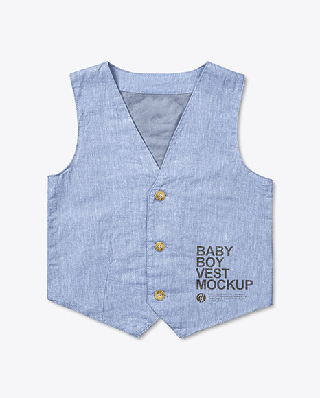 Baby Boy Vest Mockup