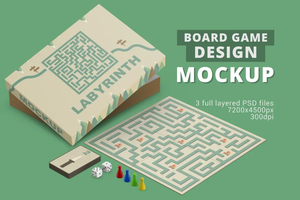 Board Game Mockup