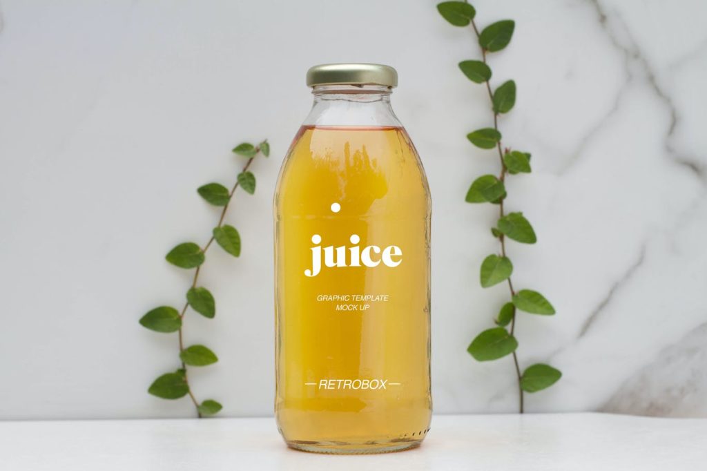 Bottle Juice Mockup