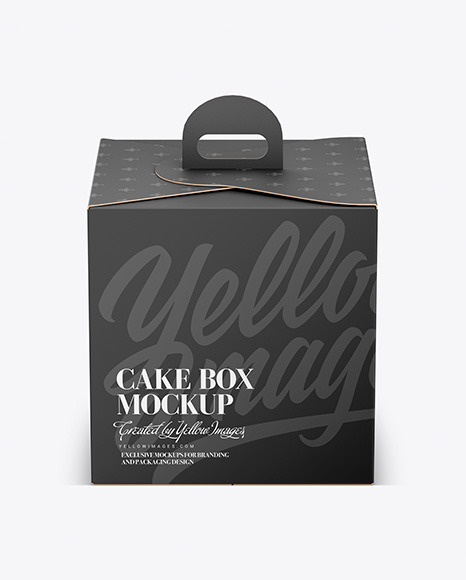 Cake Paper Box Mockup