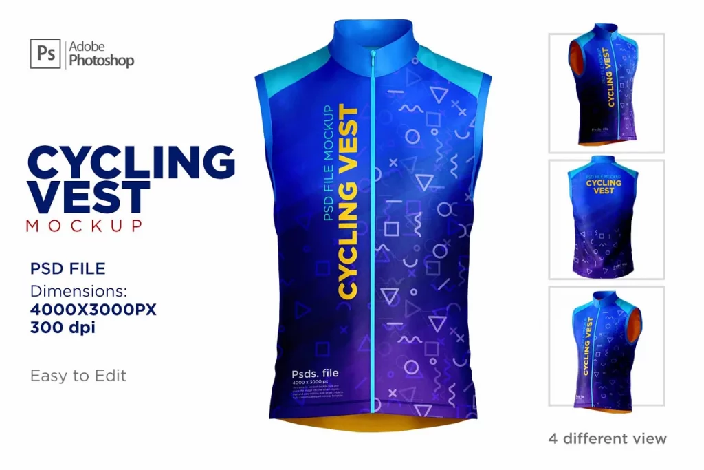 Cycling Vest Mockup