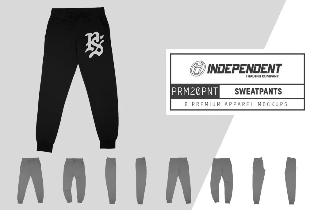 Independent Sweatpants Mockup