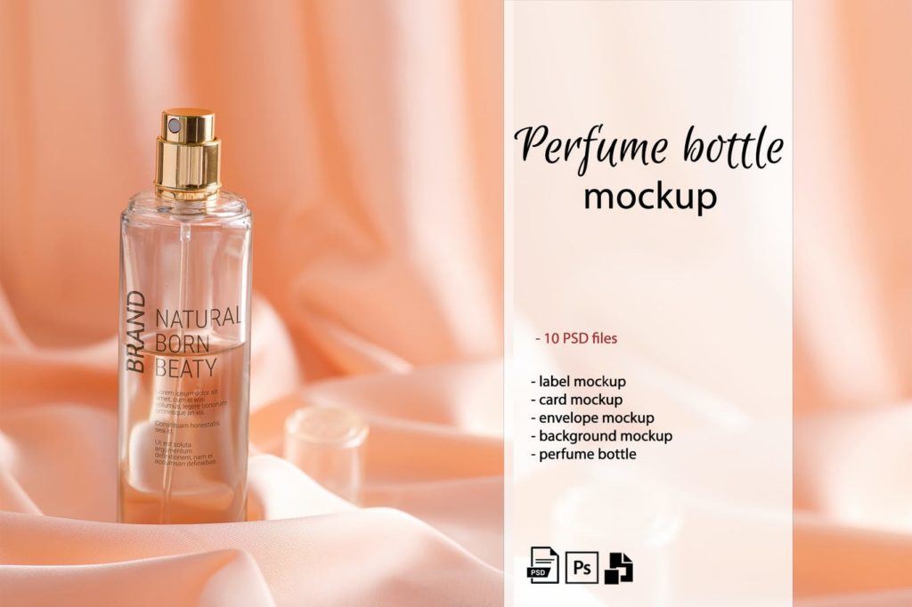 Perfume Bottle Mockup Set