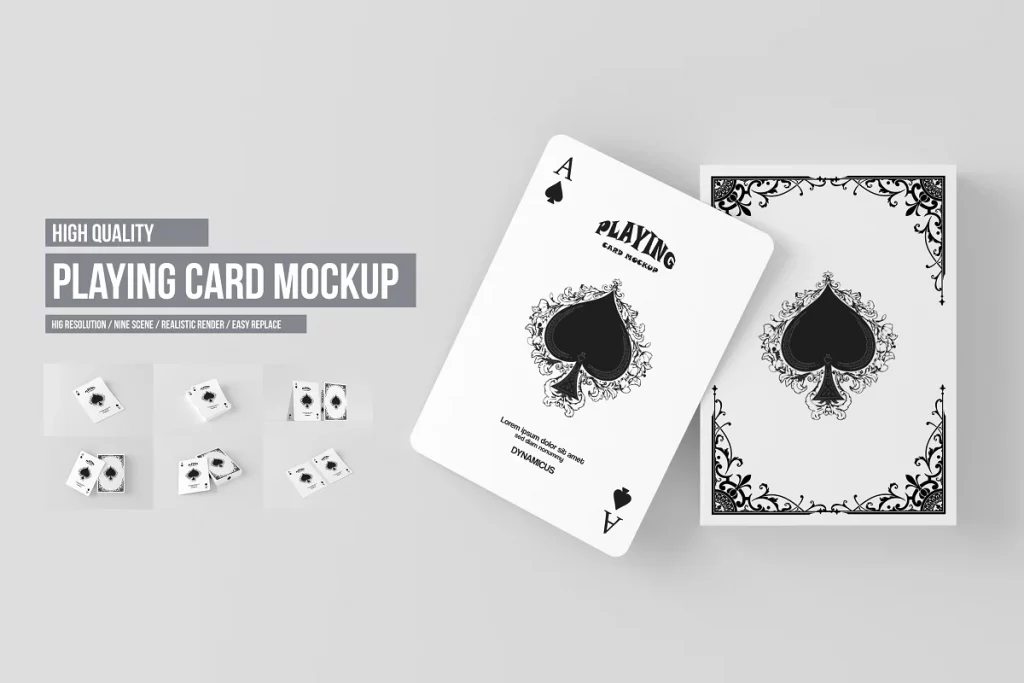 Playing Card Mockup