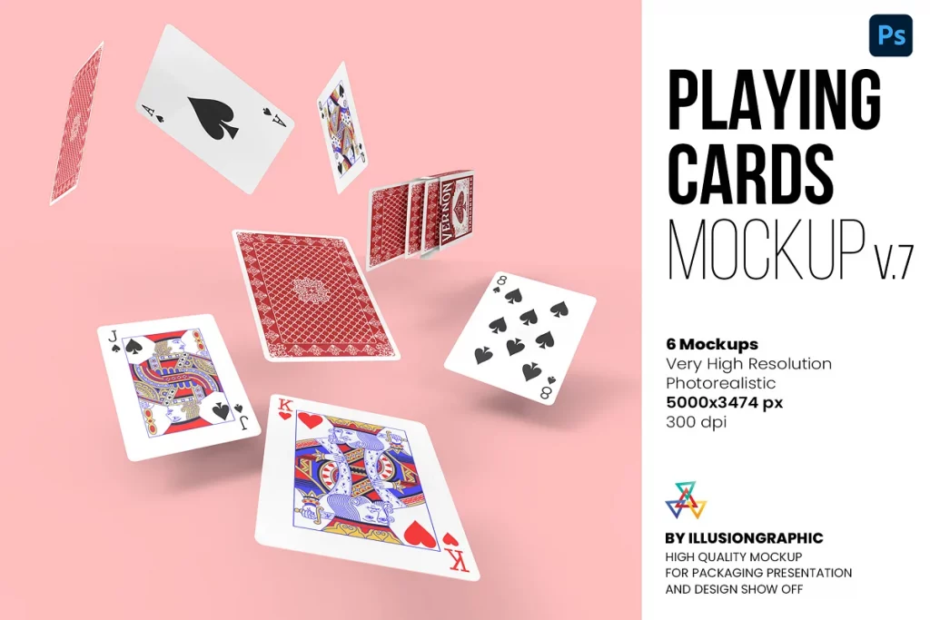 Playing Cards Mockup v.7