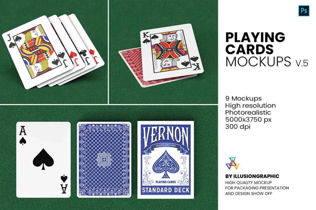 Playing Cards Mockups - v.5