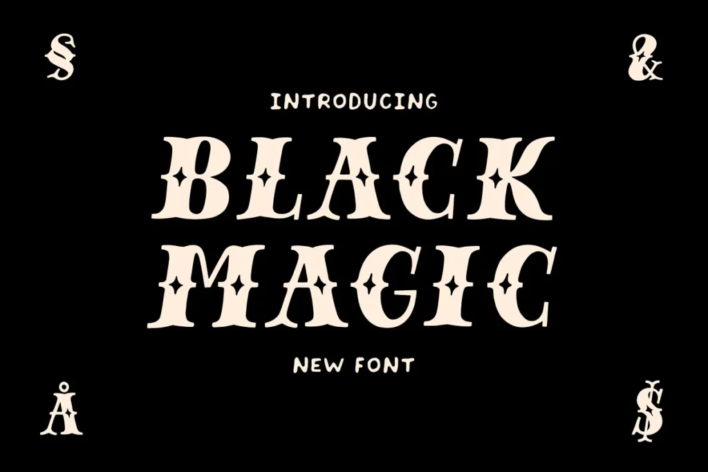 Black Magic - Spirital Fonts