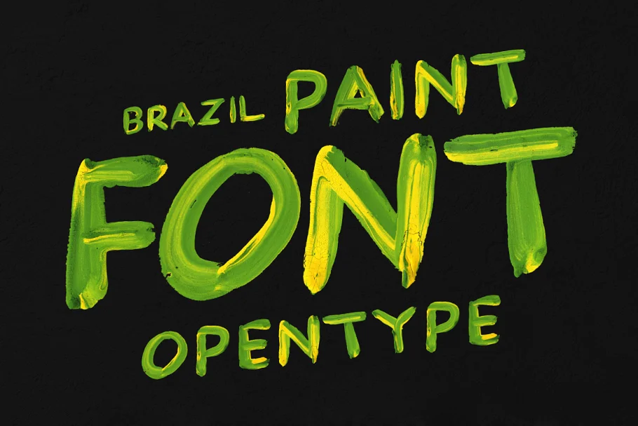 Brazil Paint Font