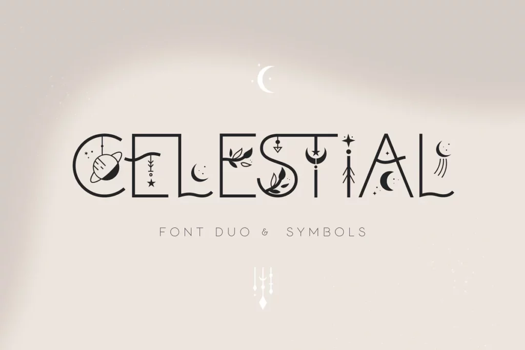 Celestial - Spiritual Fonts