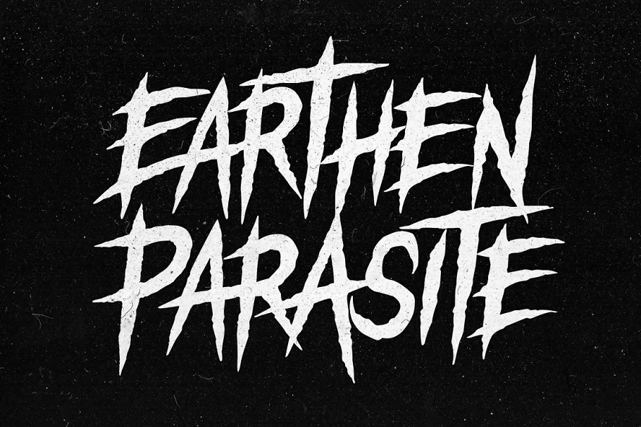 Earthen Parasite - Apocalyptic Font