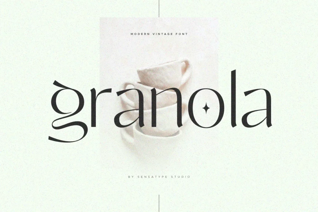Granola - Bohemian Fonts