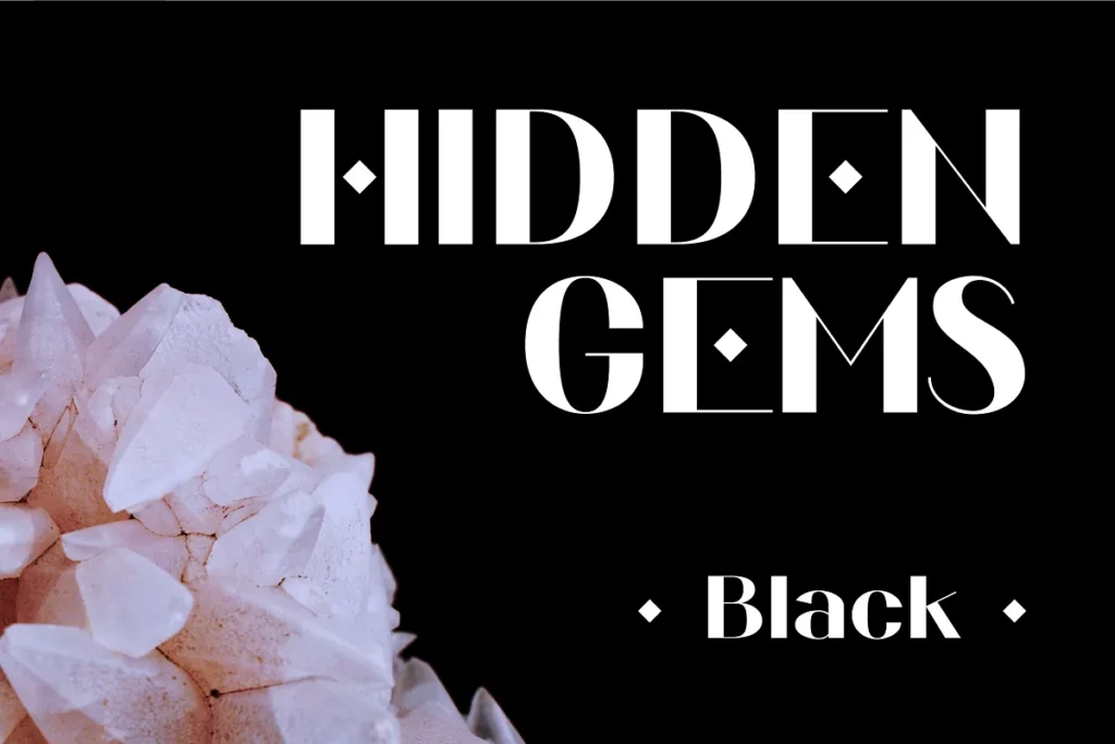 Hidden Gems - Crystal Fonts