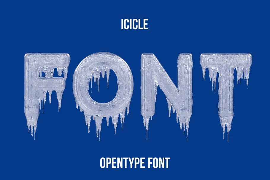 Icicle Font - Crystal Fonts