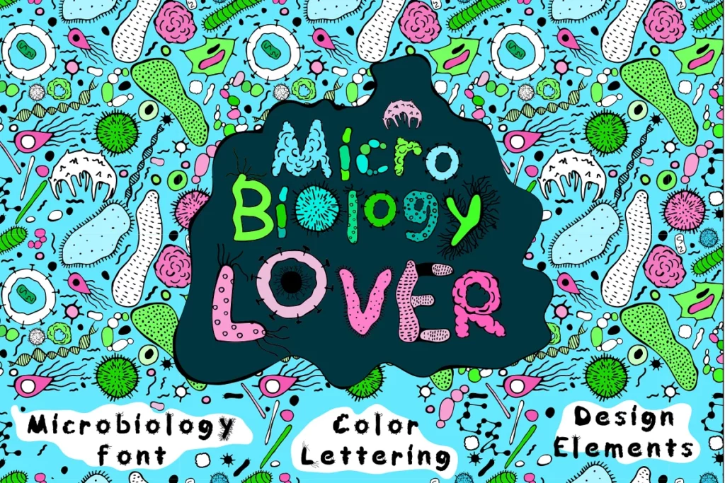 Microbiology Lover - Virus Font