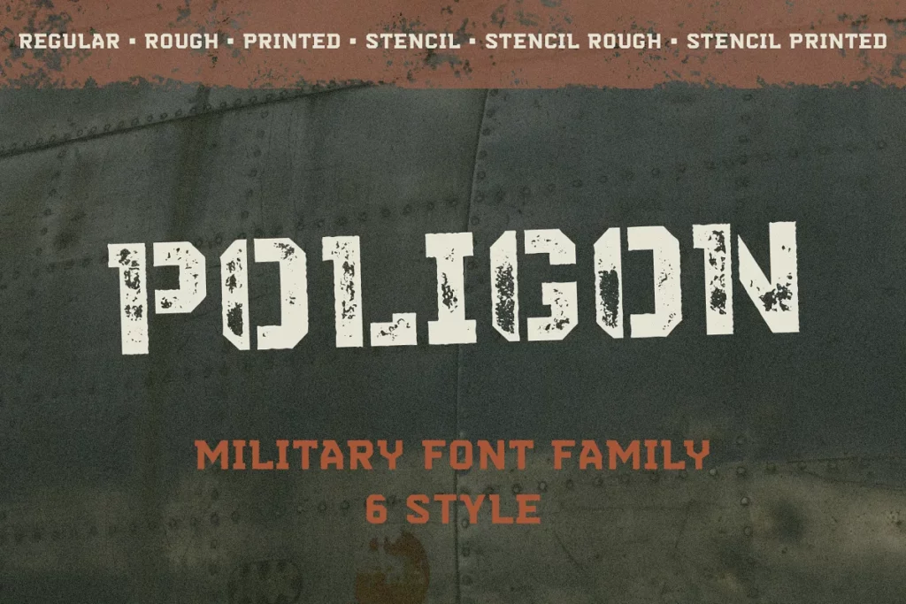 Poligon - Gun Fonts