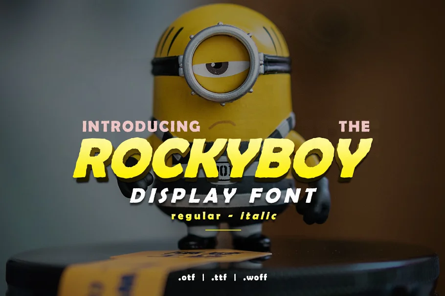 Rocky Boy Display Font
