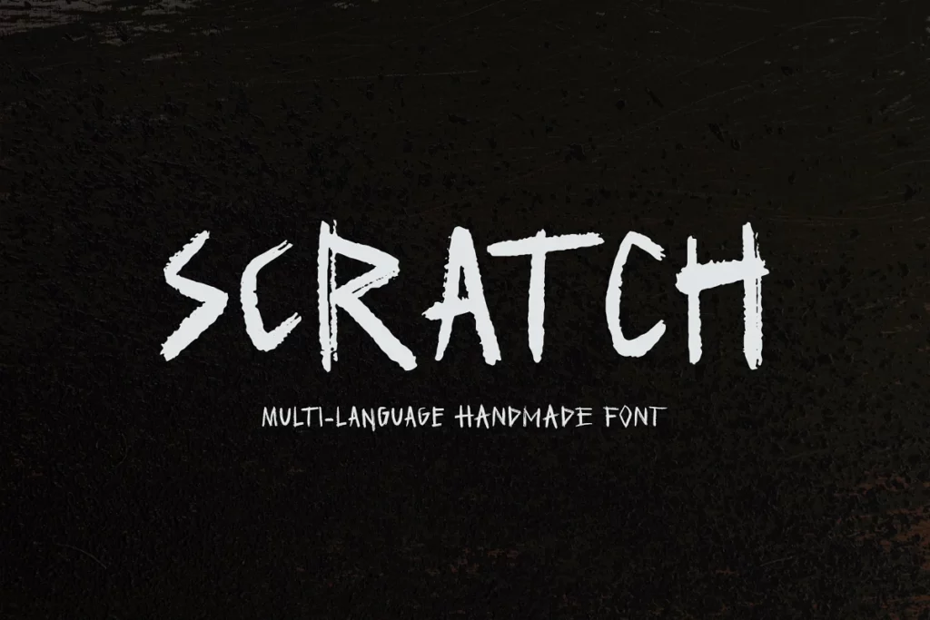 Scratch - Apocalypse Font