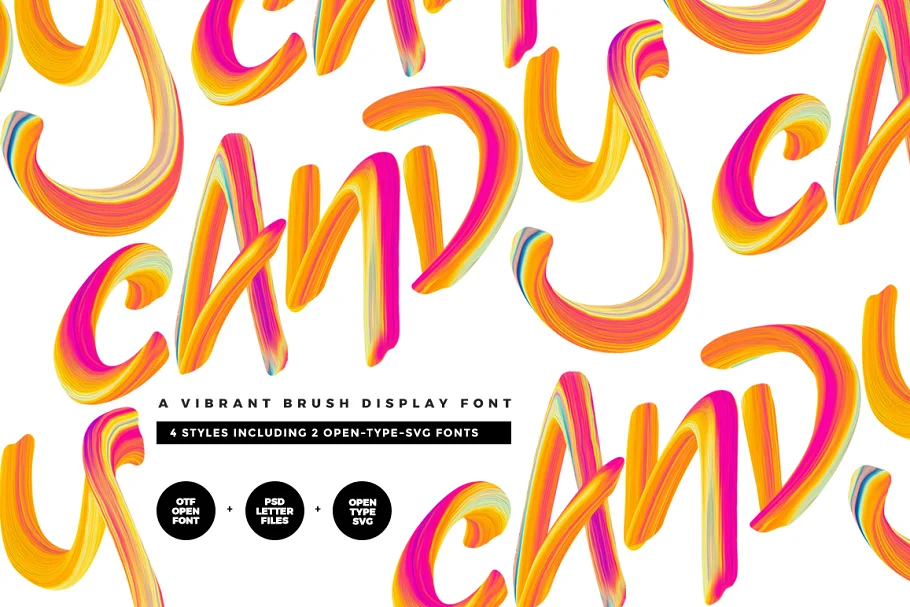 Candy Display Script - Candy Fonts