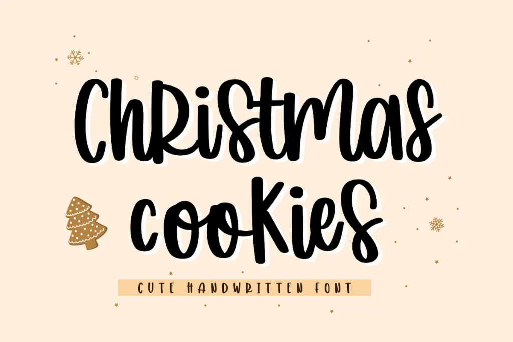 Christmas Cookies - Winter Fonts