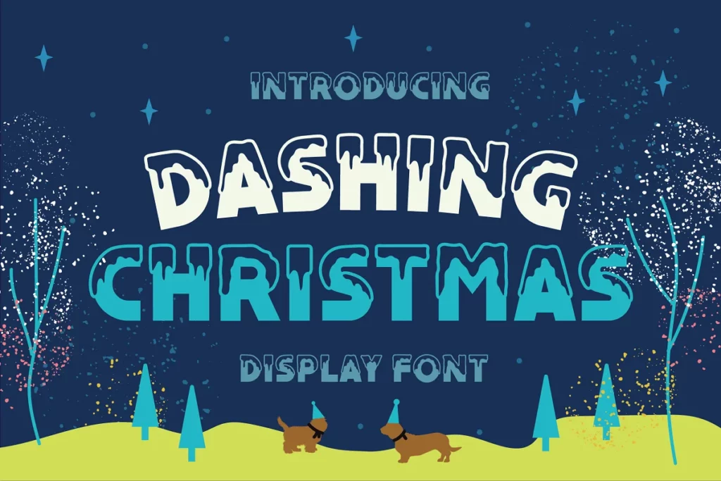 Dashing Christmas - Winter Fonts