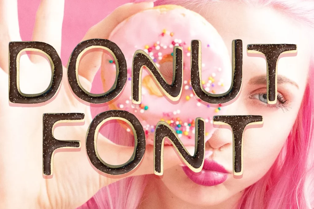 Donut Opentype - Candy Fonts