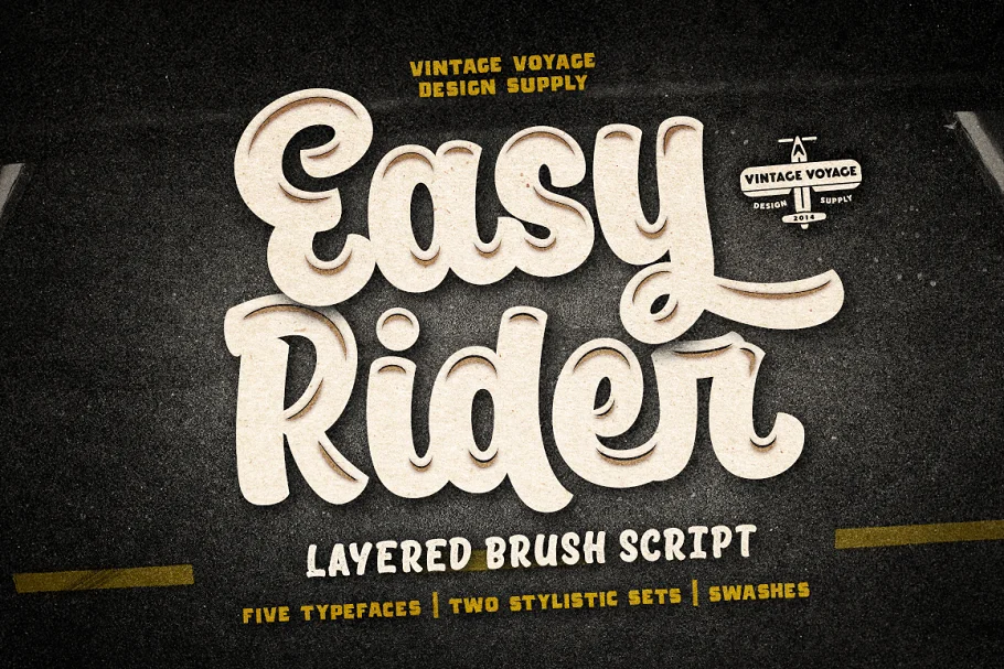 Easy Rider - Candy Fonts
