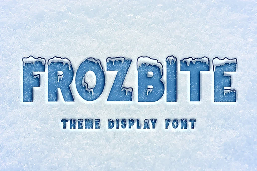 Frozbite - Winter Fonts