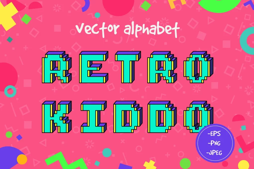 Retro Kiddo - Vaporwave Fonts