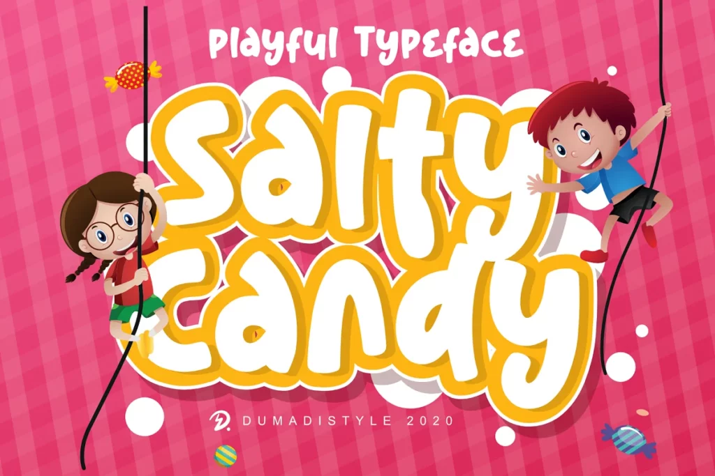 Salty Candy - Candy Fonts