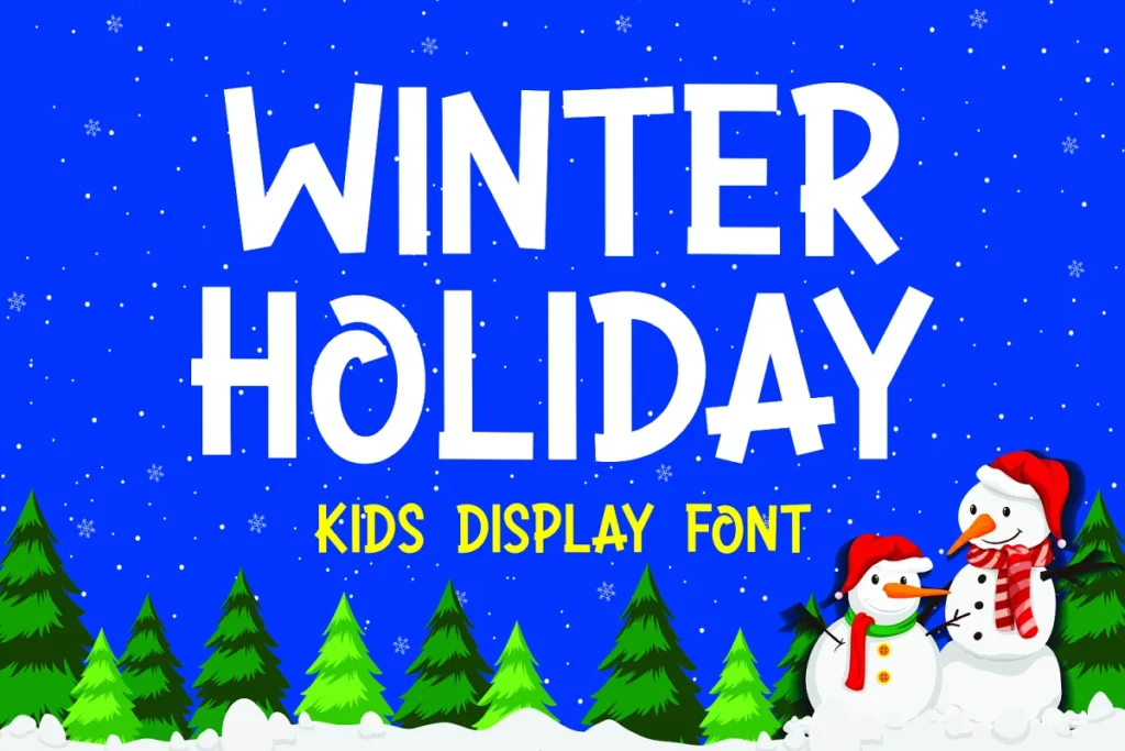 Winter Holiday - Winter Fonts