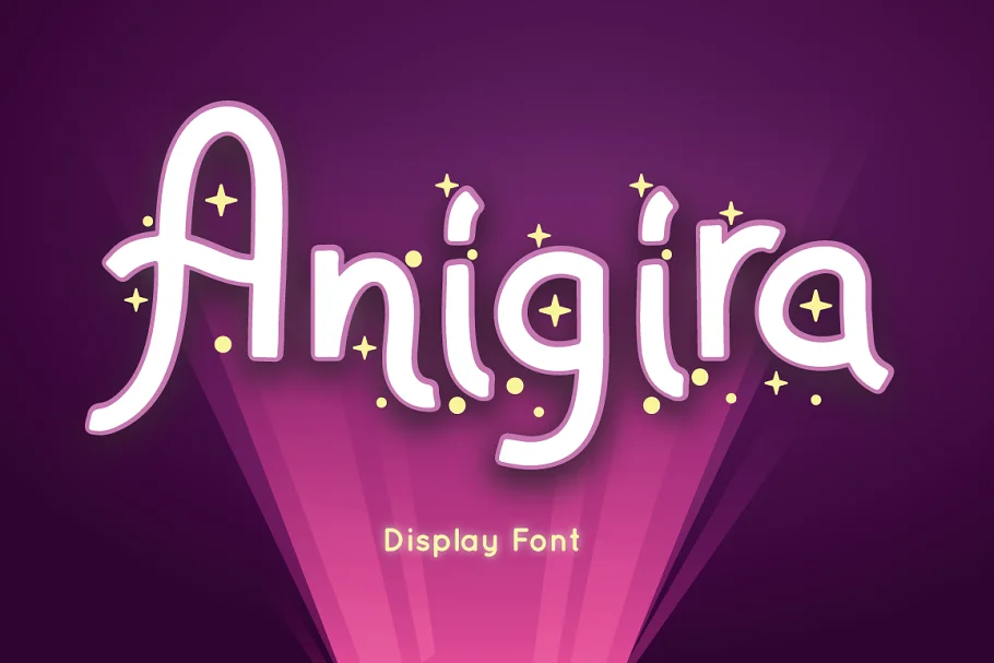 Anigira - Whimsical Font