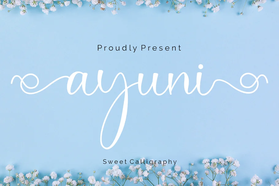 Ayuni Script - Whimsical Fonts