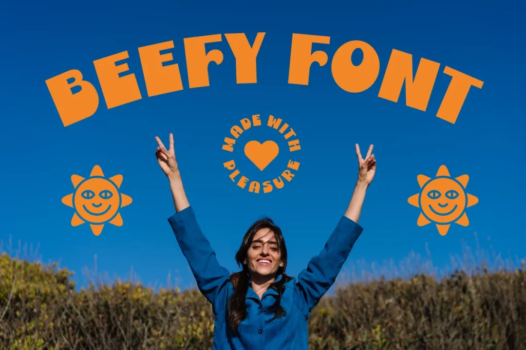 Beefy Display - Psychedelic Font