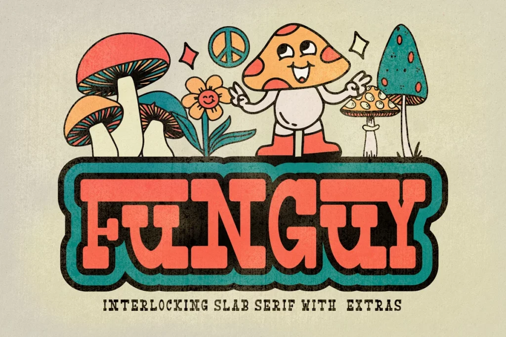 Funguy - Psychedelic Font