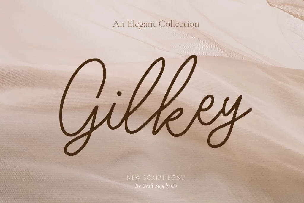 Gilkey - Whimsical Font