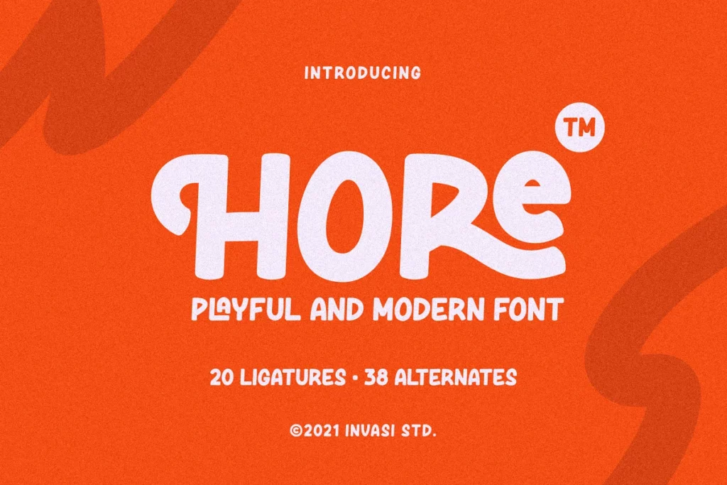 Hore - Quirky Font