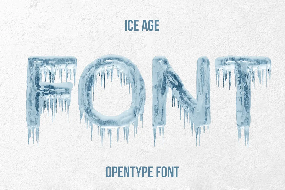 Ice Age - Icy Font