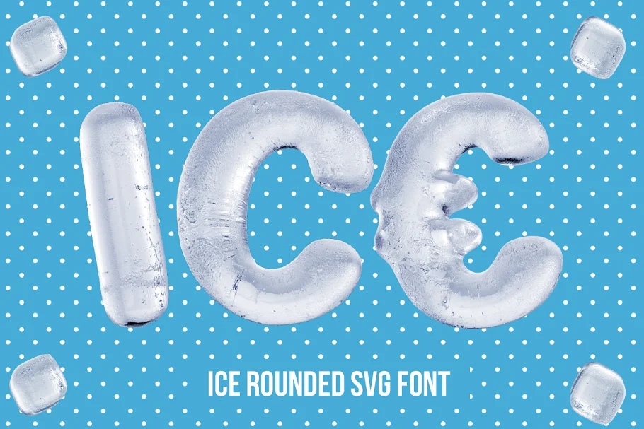 Ice Rounded Font - Icy Font