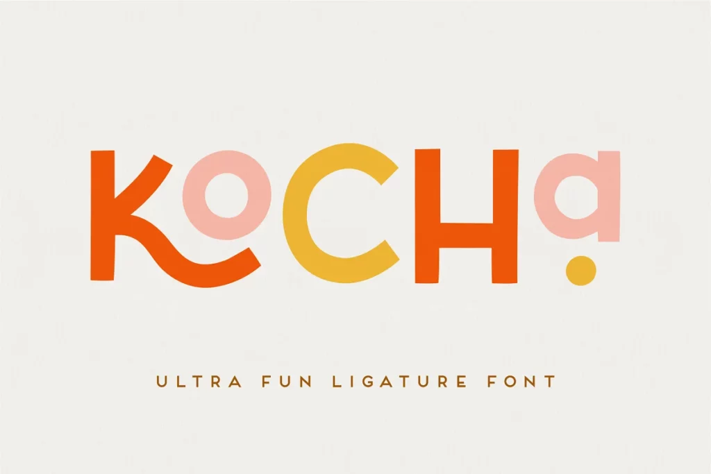 Kocha - Quirky Fonts