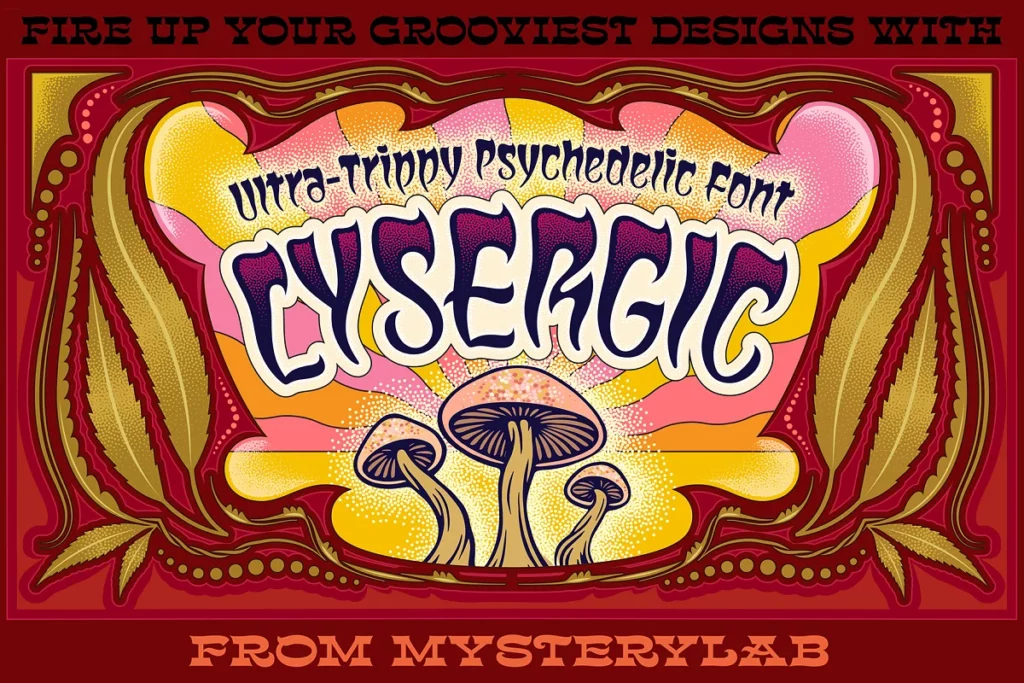 Lysergic - Psychedelic Font
