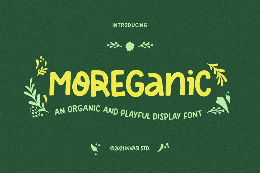 Moreganic - Quirky Font