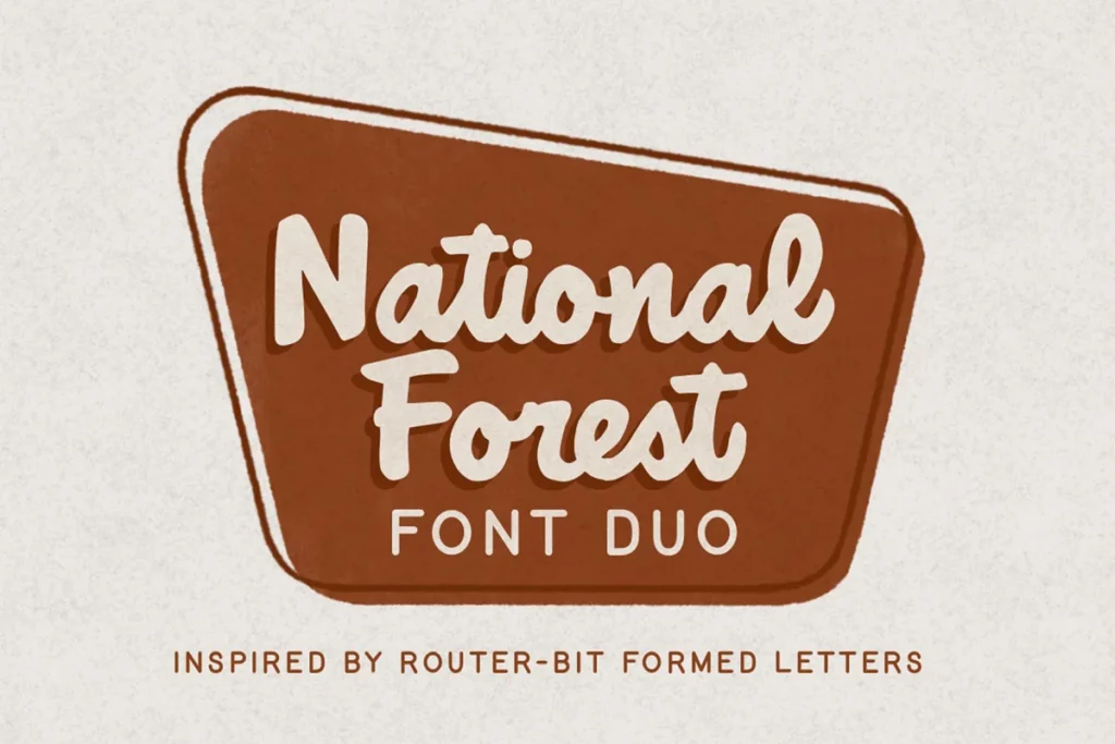 National Forest - Camping Font
